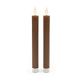 Fonctionne sur piles : bougies LED en cire pour une ambiance chaleureuse pendant des heures