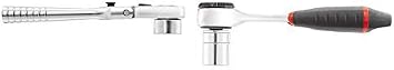 USAG U06100001-610 1/4 EFK - Assortment with short hexagonal sockets and reversible ratchet in bimaterial box (11 pcs.)