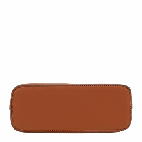 Image of FashionPuzzle Saffiano Small Dome Crossbody bag with Chain Strap