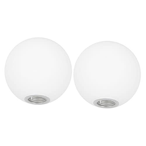 TEHAUX 2 Uds Piso Reemplazo Pared Cm Sombras Cubre Techo Globo Redondo Moderno Esmerilado Lámpara De Mesa G Iluminación Protector Luz Burbuja Pantalla Sombra Candelabro Cúpula Cover