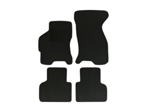 Alfombrillas de terciopelo premium con talonera para Ford Mondeo MK2