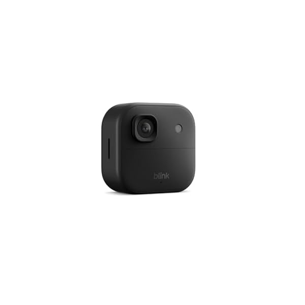 Caméra extérieure Blink 2K+ (dernière génération) — Caméra de sécurité intelligente sans fil, résolution vidéo 2K, audio amélioré, jusqu'à deux ans d'autonomie. Module de synchronisation requis non inclus — Caméra supplémentaire uniquement, noire