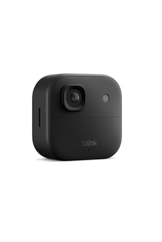 Blink Außenkamera 2K+ (neueste Generation) – Kabellose, intelligente Sicherheitskamera, 2K-Videoauflösung, verbesserte Audioqualität, bis zu zwei Jahre Batterielaufzeit – Zusatzkamera, Schwarz