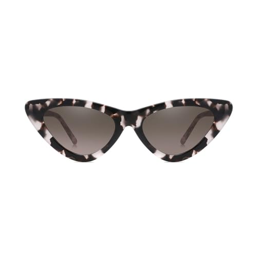 Trendige Acetat-Sonnenbrille für Damen, Trendige Mode, Cat-Eye-Sonnenbrille, weiblich, UV400