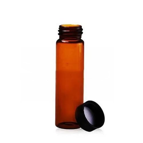 Flacon en verre brun haut de gamme pour échantillon de parfum ou cosmétique lot de 10 fioles