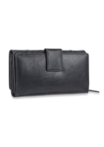Mancini Casablanca Full Grain Leather RFID Secure Medium Clutch Wallet, Cognac One Size 8700300 cg3