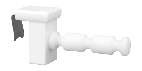 4x Fensterhaken/Dekohaken mit Distanzhalter Weiß - ideal für...
