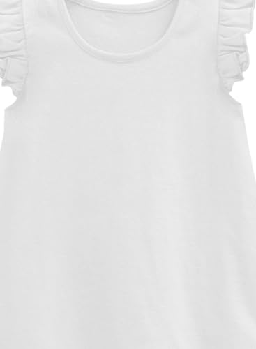Image of A.T.U.N. (All Things UBER Nice) Girl's Polyester Regular Fit Solid Round Neck Knee Length Regular Top