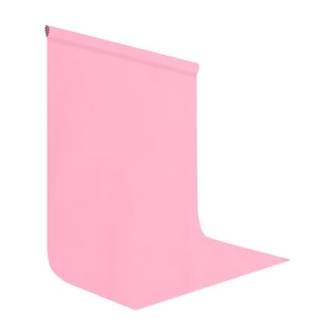 LYLYCTY 6X9FT High Density Fabric Pink Backdrop Portrait Photo Booth Washable Background Screen Video Recording Parties Curtains KLY22 Cover