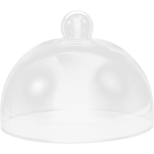 HOMOCONO Cubierta de Pastel de Vidrio Transparente Segura para Almacenamiento de Alimentos, Creativa y Resistente, Adecuado para Bodas y Comidas Festivas