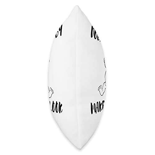 Expecting Mother Baby Ironic Saying Pregnancy Throw Pillow