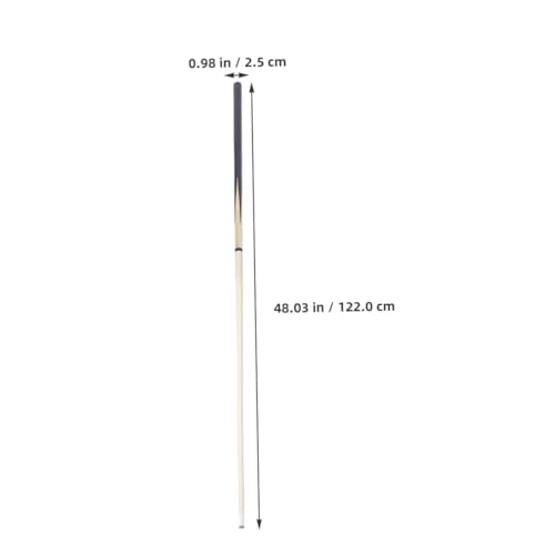 Mikikit 2pcs Taco de Billar de Madera para Adultos miniatura 2