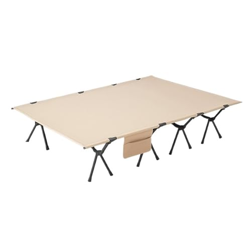 XHYKJEU Camping Cot Ultralight Folding Bed Wide Portable High-Low Dual-Purpose 90 80 65cm Foldable Sleeping(3 Leg cot Black 65cm)