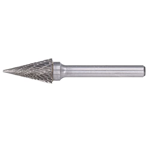 Fresa de carburo sólido cónica puntiaguda 6mm miniatura 6