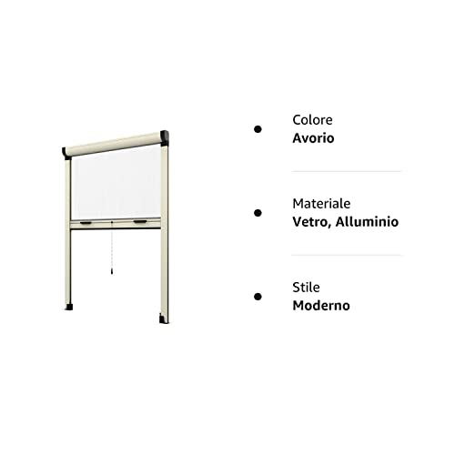 Zanzariera a rullo verticale riducibile - kit per