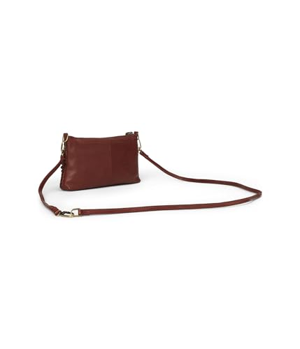 Image of HOBO Darcy Leather Convertible 3-in-1 Crossbody Bag with Removable & Adjustable Strap, Exterior Phone Slip Pocket