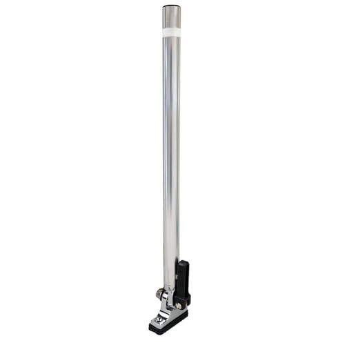 Lampadaire à LED blanc Perko 1672DP0ALU contre le manque de visibilité