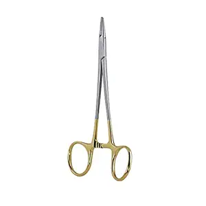 Medsor Impex Needle Holder TC Tip Tungsten Carbide (5.5-inch, Straight)