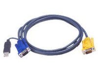 Microconnect PC99U018 1.8m Blau Tastatur/Video/Maus (KVM)-Kabel