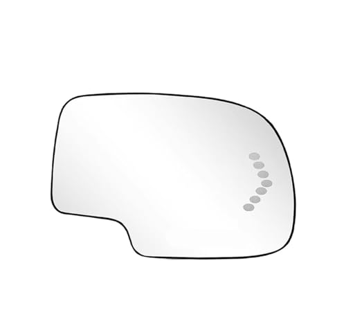 Verre Rétroviseur Droit Chauffant pour Chevy GMC Yukon 2003-2006 Clignotant Convexe