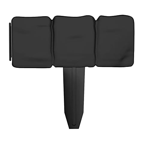 Pure Garden Plastic Garden Edging Stone-Look Border Cover