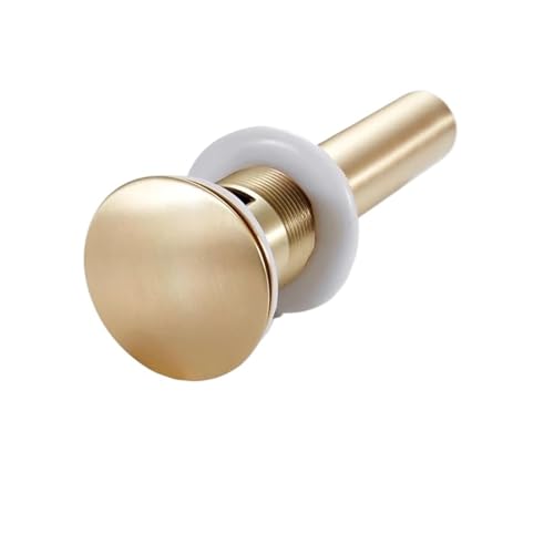 Bouchon de vidange d'évier anti-fuite, clapet pop-up laiton pour réparer un lavabo