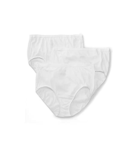 Culotte Fruit Of The Loom Plus Size Fit for Me lot de 3 slip coton blanc 3DBRWHP