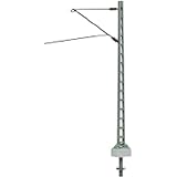185 Gitter-Streckenmast mit Ausleger, lackiert (5er Pack)