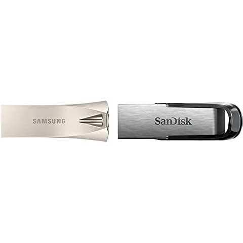 Samsung Muf-64Be4/Apc Memoria USB 128GB + Sandisk Ultra Flair Memoria Flash USB 3.0 128GB Cover