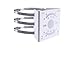 GEOVISION GV-Mount420 Pole Mount Bracket Kit for Dome Cameras, Bracket, White.
