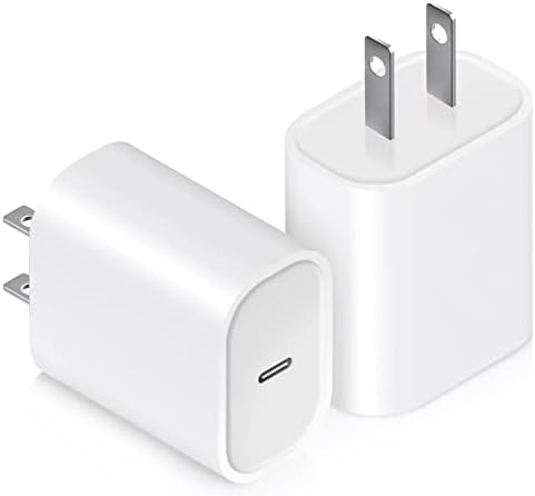 for iPhone Charger USB-C Power Adapter : 20W USB C Wall Charger, Fast Charging Type C Chargers Block Compatible with iPhone 14/13/12/11/Ipad/Ipad Pro