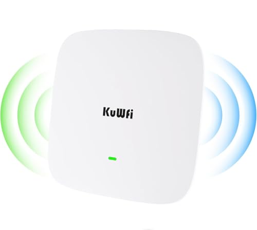 Cloud WiFi 6 AX1800 Wireless Access Point, Gigabit Dualband WLAN Access Point (1770 Mbit/s, 2 Gigabit-Ethernet-Port mit 48V PoE, Web Management, passend für Wand- und Deckenmontage) weiß