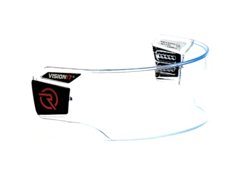 Hockeyninja Hiro Visor Locking Hockey Visor With Anti Fog And Anti Scratch Coating - Impact Resistant - Universal Helmet Fit With Premium Mounting Hardware Included - Ce Certified (Hiro 5) #TOP6