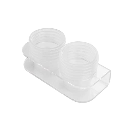 Toddmomy 爬虫類用品 クレステッドゲッコー トカゲの水飲み器 カメレオン ヤモリの餌と水のカップ すっぽん ハムスター 吸盤爬虫類フィーダー 水筒 摂食 用フィーダー の餌入れ