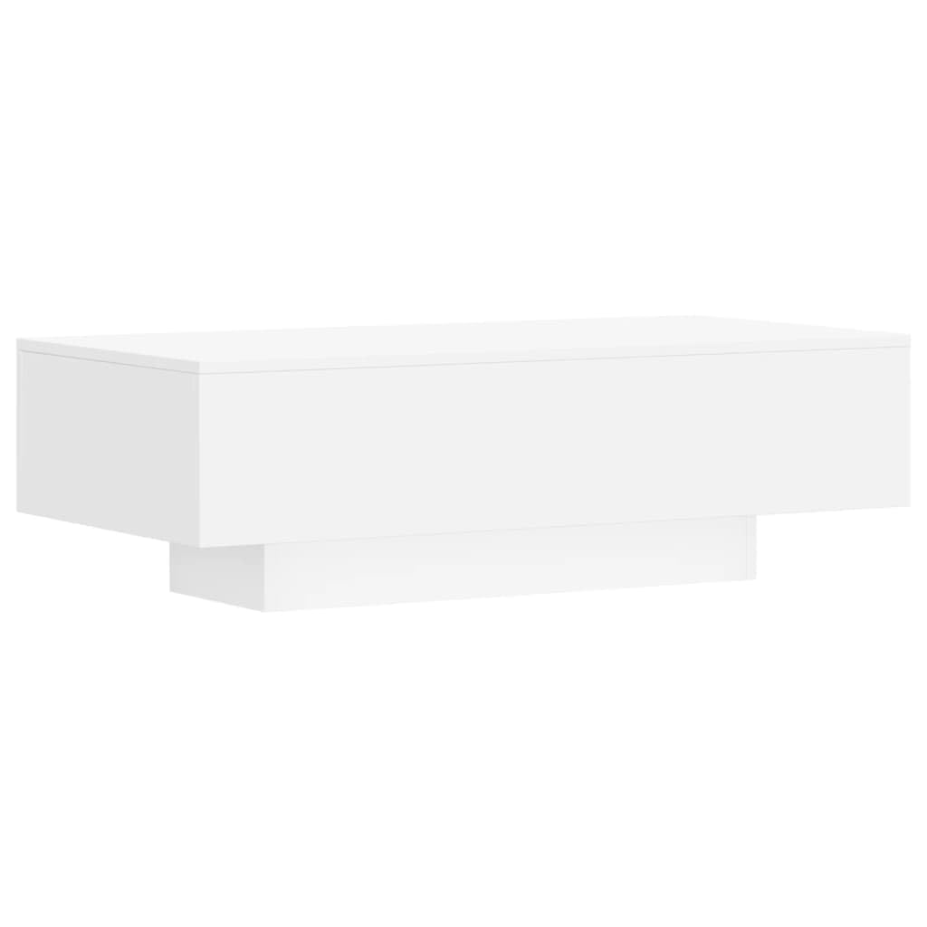 BaraSh Mesa de Centro Madera de ingeniería Blanco 100x49,5x31 cm mesas Centro para Salon Mesa de Centro Mesa de café mesas Centro