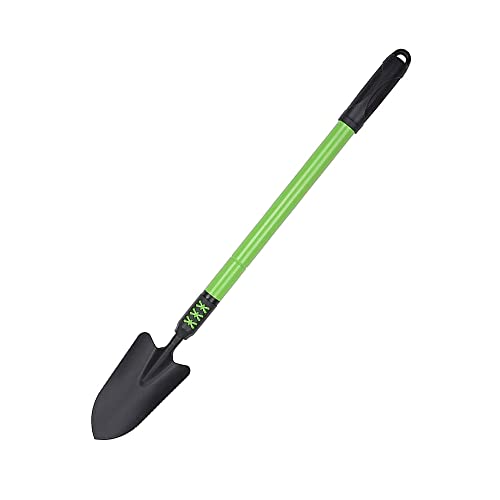 Vetrineinrete® Pala trapiantatore da Giardino con Manico telescopico Lungo Regolabile richiudibile Estensibile da 51 a 79 cm Vanga badile a Punta Stretta attrezzo utensile da Giardinaggio 90068 G3