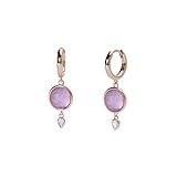 MABINA GIOIELLI - Pendientes colgantes de jade lavanda - 563587