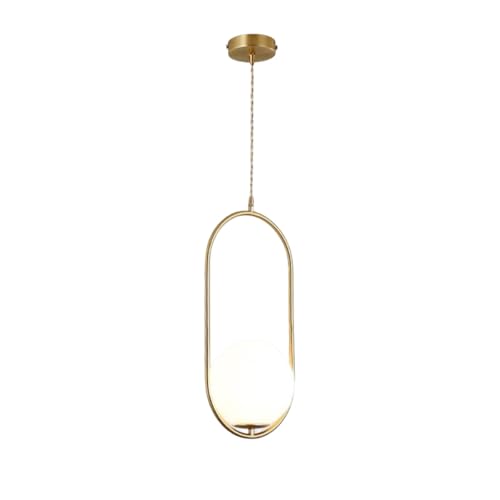Suspension moderne en cuivre pour remplacer un lustre obsolète et éclairer un hall sombre