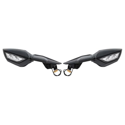 Rétroviseurs moto clignotants Ninja H2 finition carbone haut de gamme