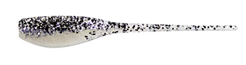 Bobby Garland The Original 2" Baby Shad Soft Plastic Fishing Lure, Fishing Gear and Accessories, 18 per Pack, Crystal