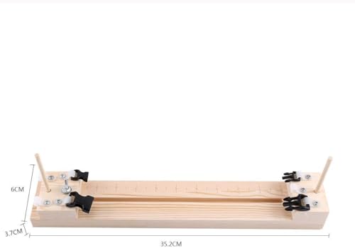 Namvo Wood Paracord Jig Bracelet Wristband Maker DIY Craft Tool for Parachute Cord Braiding Weaving with Hanks Free Buckles 35cm