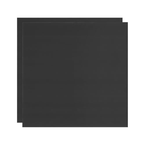 Image of M METERXITY 2-Pack Corrugated Plastic Sheets, 20 Inch x 20 Inch Waterproof Blank Corrugated Poster Board Yard Signs for Garage Sale /Office /Classroom /Party /Lawn Sign Road [3mm Thick, Black]