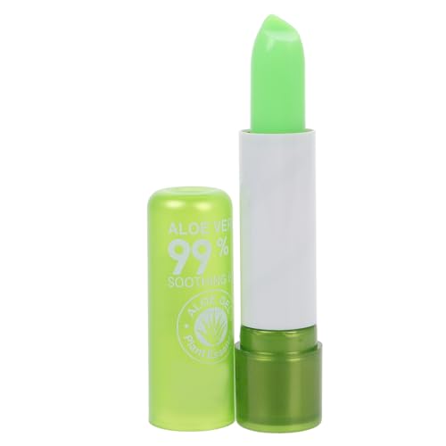 FONDOTIN Bálsamo Labial Tinte y Aloe Hidratante Resistente al Agua Cambio de Color Temperatura Voluminizador y Exfoliante Labial para Labios Suaves y Protegidos