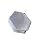 Van Neubells Collection 3 inch Hand-Poured Glass Hexagon Wall Mosaics Mother of Pearl Effect Iridescent Finish (1 Piece)