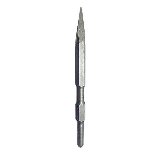 Hammer Drill Chisel Bit, Rotary Hammer Bit, Scaling Chisel Hammer Drill Tool, Hex Shank, Pointed Chisel, 17mmx400mm