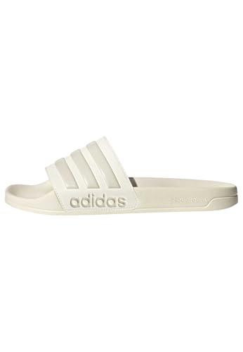 adidas Unisex-Adult Adilette Shower, Off White/Alumina/Off White, 5