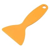 YIXANNX Folienverpackungs Schaber, Fenster Styling Blasenrakel, Schaben, handliches Aufkleben, professionelles Laminierungswerkzeug, Gelb, 13cm