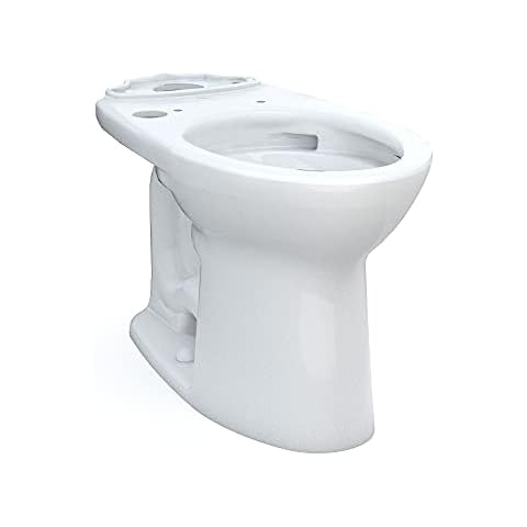 TOTO Drake Elongated Universal Height Toilet Bowl with TORNADO FLUSH and CEFIONTECT Cover