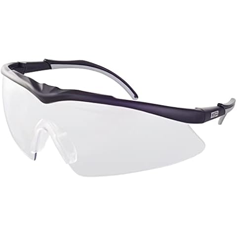 MSA Safety Sport Safety Glasses TecTor Optirock UV400 + Microfibre Pouch and Lanyard, Colour Clear Cover