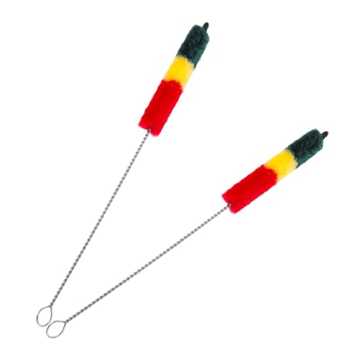 BESTonZON Cleaning Care Brush 2pcs Reusable Bristle Brush for Musical Instruments Accessories